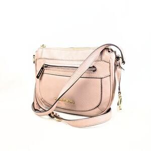 Michael Kors Leather Julia Messenger Bag